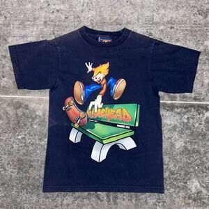 Vintage 2000's Flamehead T-Shirt Youth Medium